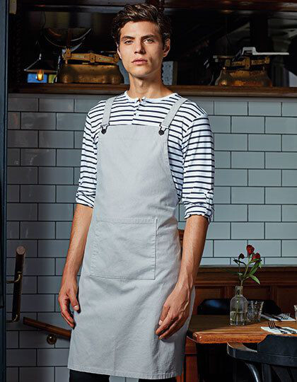 Cross Back Barista Bib Apron Premier Workwear PR129 - Odzież dla gastronomii