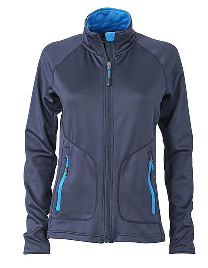 Ladies´ Stretchfleece Jacket James&Nicholson JN763 - Na zamek