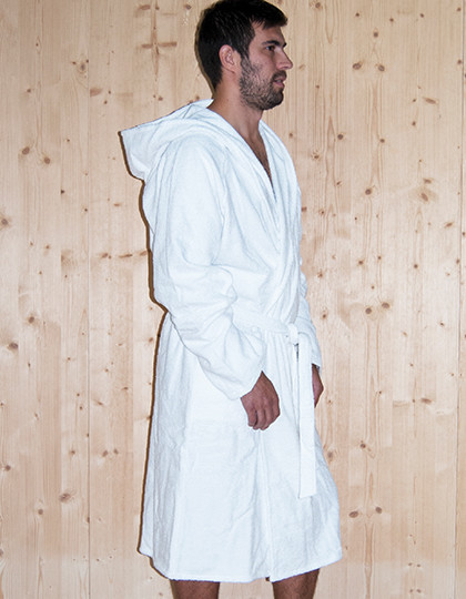 Quick-Dry Bathrobe Hooded / Men Bear Dream BR6004 - Szlafroki