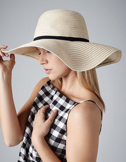 Marbella Wide-Brimmed Sun Hat Beechfield B740 - Rybaczki i kapelusze