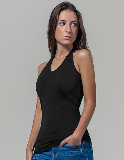 Ladies´ Neckholder Shirt Build Your Brand BY038 - Bez rękawów