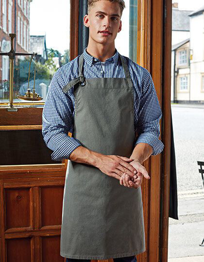 Calibre Heavy Cotton Canvas Bib Apron Premier Workwear PR130 - Odzież dla gastronomii