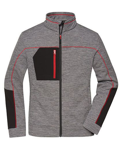 Ladies´ Structure Fleece Jacket James&Nicholson JN1817 - Odzież reklamowa