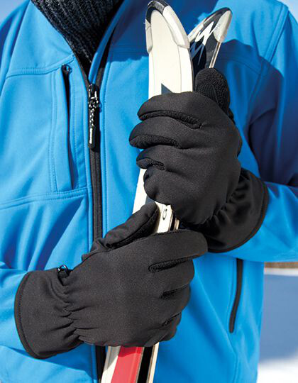 Softshell Thermal Glove Result Winter Essentials R364X