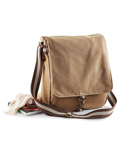 Vintage Canvas Messenger Quadra QD611 - Plecaki