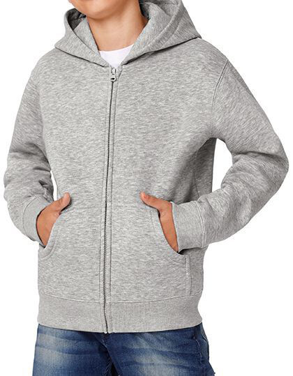 Kids´ Hooded Full Zip Sweat B&C WK682