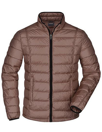 Men´s Quilted Down Jacket James&Nicholson JN1082 - Odzież reklamowa