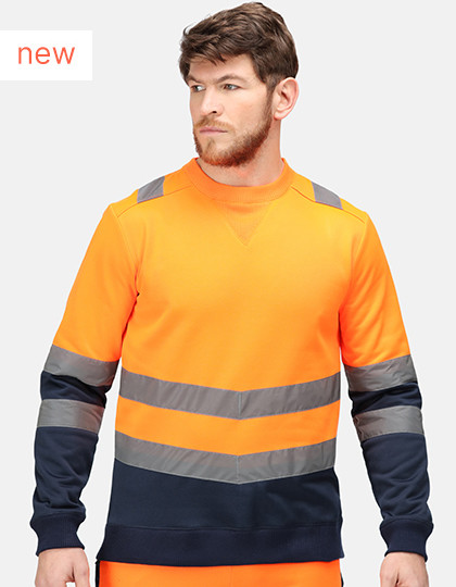 Pro Hi-Vis Sweat Top Regatta High Visibility TRF656 - Robocza