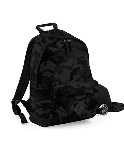 Camo Backpack BagBase BG175 - Torby podróżne