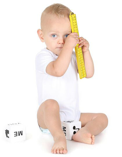 Short Sleeve Baby Bodysuit Polyester Link Sublime Textiles ROM540 - Body i śpioszki