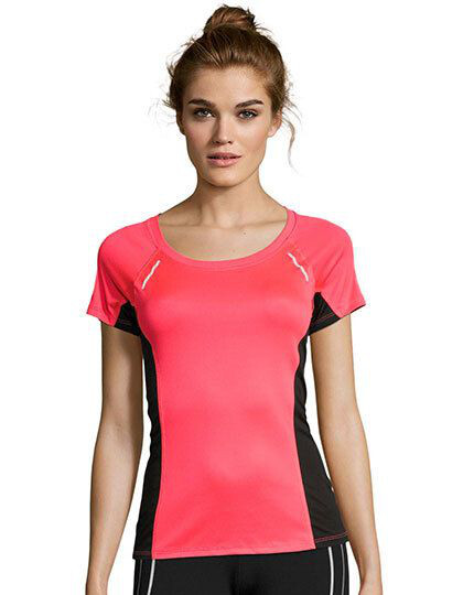 Women´s Short Sleeve Running Shirt Sydney SOL´S 01415 - Męskie koszulki sportowe