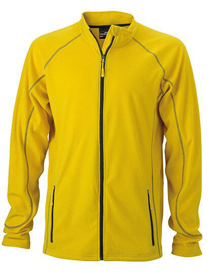 Men´s Structure Fleece Jacket James&Nicholson JN 597 - Polary