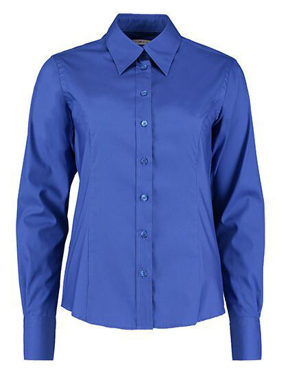 Women´s Tailored Fit Corporate Oxford Shirt Long Sleeve Kustom Kit KK702 - Z krótkim rękawem