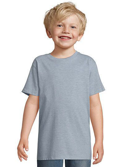 Kids´ Round Collar T-Shirt Regent Fit SOL´S 01183 - Krótki rękaw