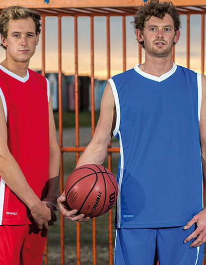 Men´s Basketball Quick Dry Top SPIRO S278M - Męskie koszulki sportowe
