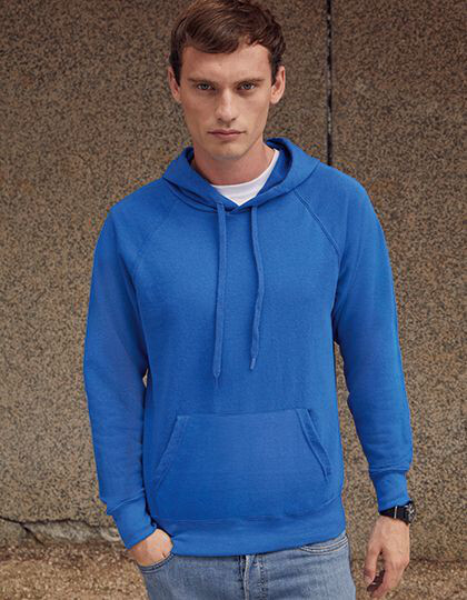 Lightweight Hooded Sweat Fruit of the Loom 62-140-0 - Bluzy