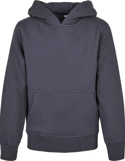 Kids´ Organic Basic Hoody Build Your Brand BY185 - Bluzy