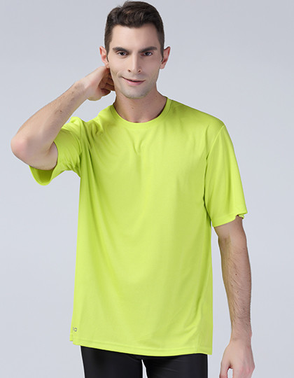 Męska koszulka z krótkim rękawem  Quick Dry Performance SPIRO S253M - Męskie koszulki sportowe