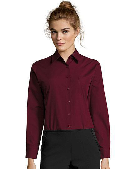 Popeline-Blouse Executive Long Sleeve SOL´S 16060 - Z rękawem 3/4