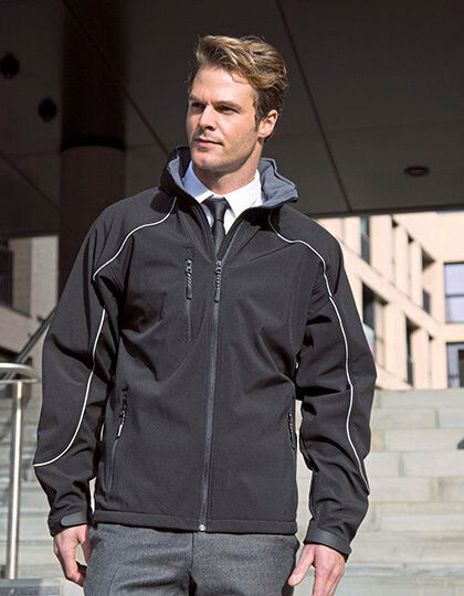Hooded Soft Shell Jacket Result WORK-GUARD R118X