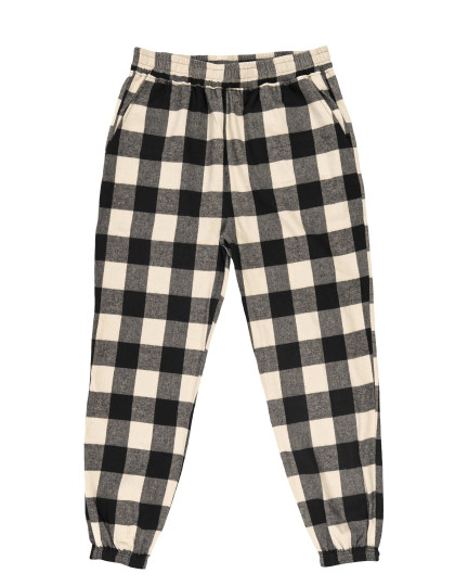 Flannel Jogger Pant Burnside 8810 - Dresowe