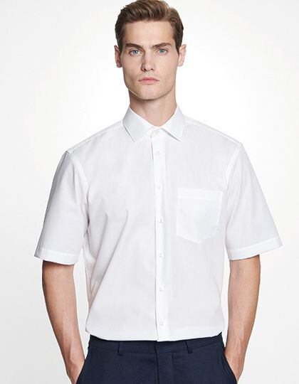 Men´s Shirt Regular Fit Short Sleeve Seidensticker 001001/003001 - Korporacyjna