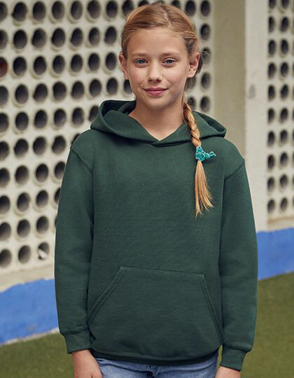 Kids´ Classic Hooded Sweat Fruit of the Loom 62-043-0 - Tylko damskie