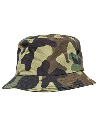 Camo Bucket Hat FLEXFIT 5003CB - Rybaczki i kapelusze
