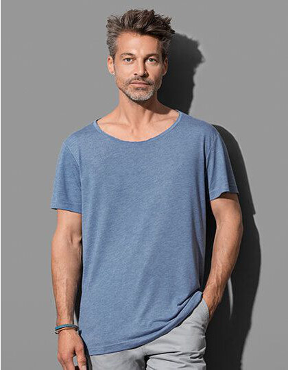 David Oversized Crew Neck Stedman® ST9850 - Z krótkim rękawem
