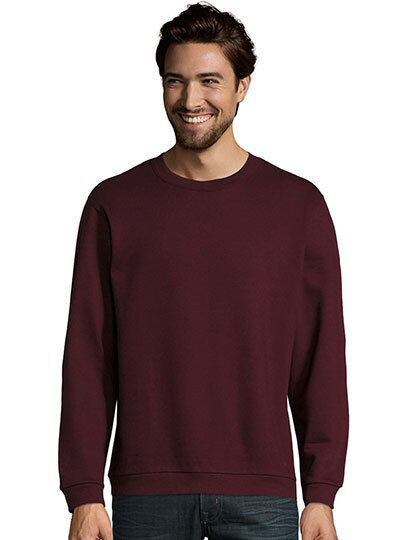 Men´s Spider Round-Neck Sweatshirt SOL´S 01168 - Wkładane przez głowę