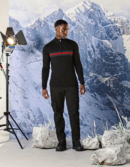 Unite Us 1/4 Zip Knitted Sweater Dare 2B Elite / Edit DPK001 - Swetry męskie