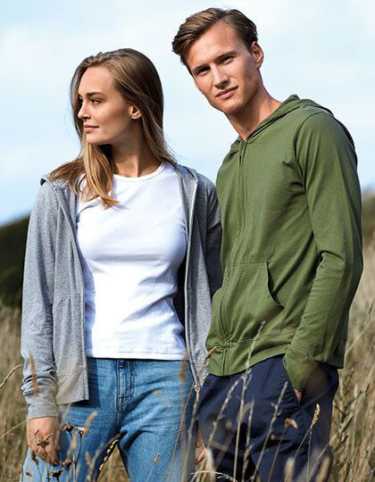 Unisex Jersey Hoodie With Zip Neutral O62301