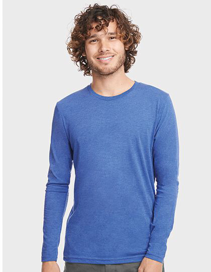 Men´s Long Sleeve Tri-Blend T-Shirt Next Level Apparel 6071 - Z długim rękawem