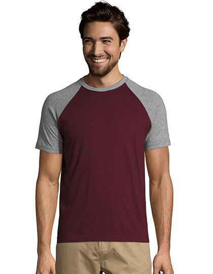 Raglan T-Shirt Funky 150 SOL´S 11190 - Okrągły dekolt