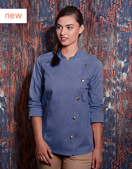 Ladies´ Chef Jacket Jeans-Style Karlowsky JF 20 - Kurtki szefa kuchni