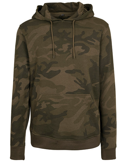 Camo Hoody Build Your Brand BY111 - Wkładane przez głowę